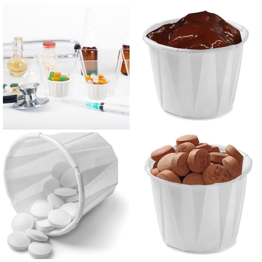 Application of Portion Cup