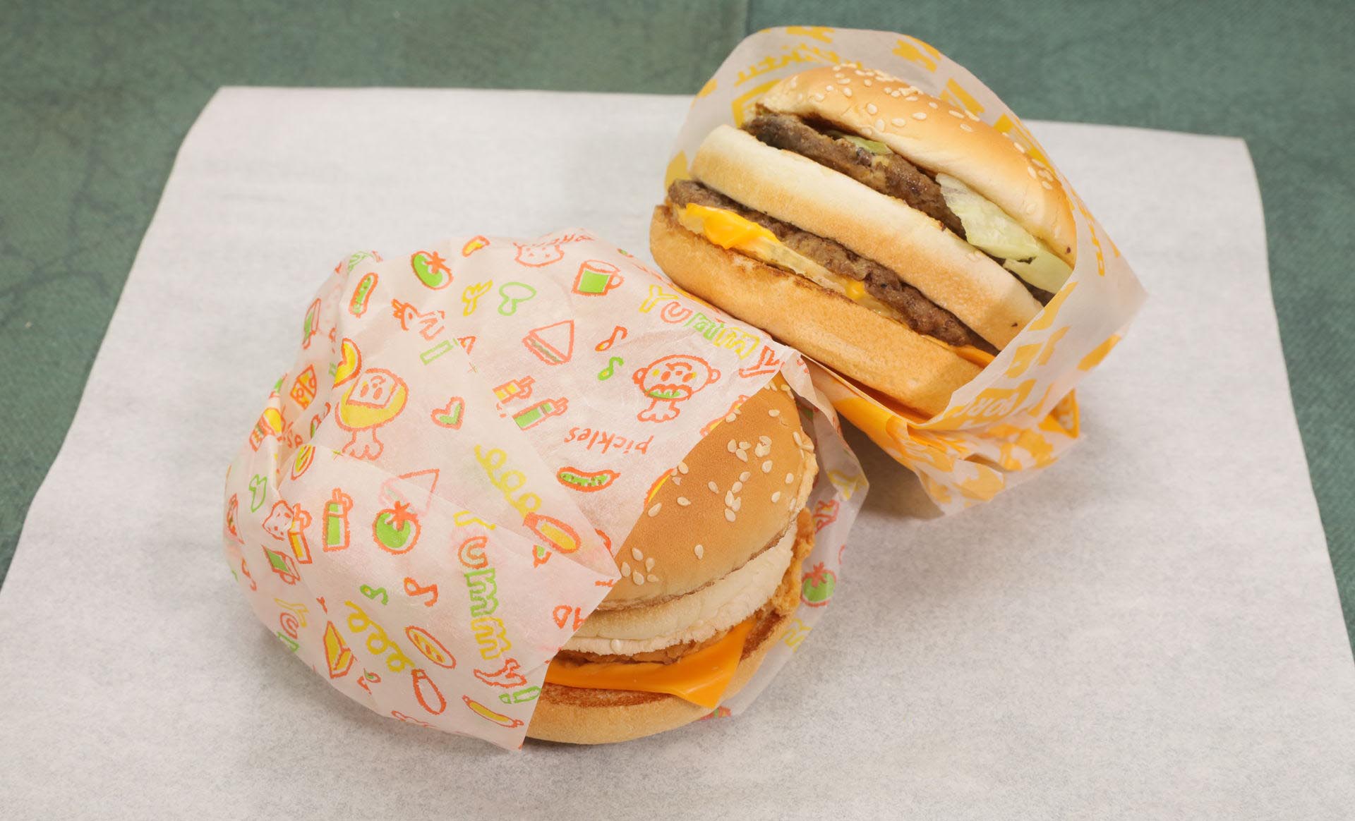 Waxed Butcher Paper Sheets, Hamburger Patty